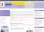 Groupe de Recherches et d'Etudes Sociologiques du Centre Ouest, GRESCO Groupe de Recherches et d'Etudes Sociologiques du Centre Ouest, GRESCO