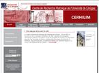 Centre de Recherche de l'Université de Limoges, CERHILIM Centre de Recherche de l'Université de Limoges, CERHILIM
