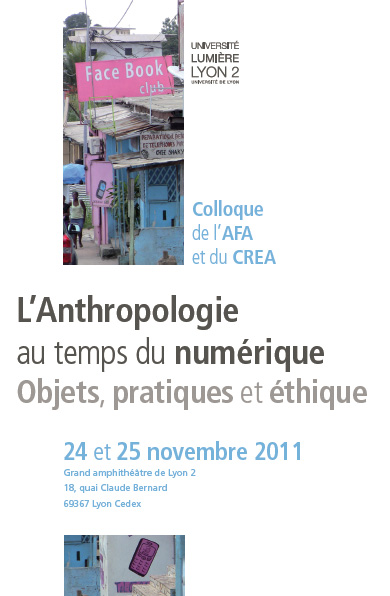 Lanthropologie Au Temps Du Numérique Objets Pratiques Et - 