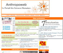 Affichage des sites de Marie Rose Moro et Transculturel.eu sur Anthropoweb