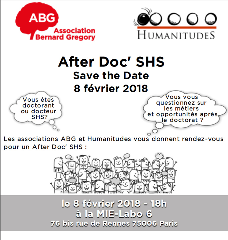 After Doc'SHS, 8 février, Paris