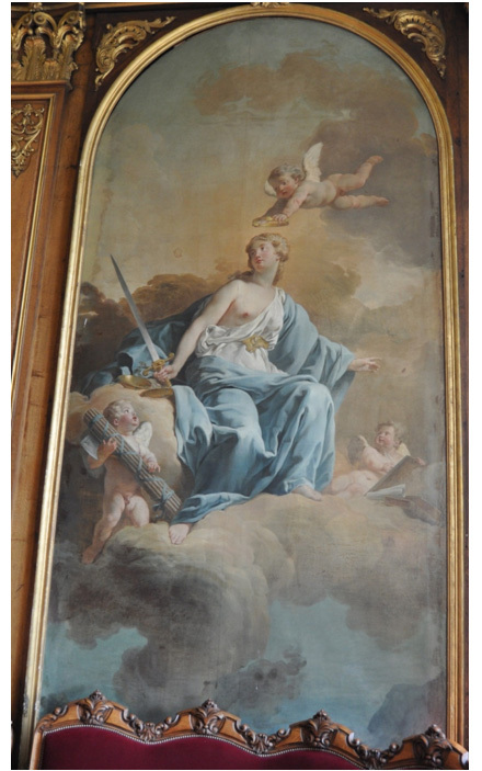Nicolas-Guy Brunet, <em>La Justice</em>, avant 1769, Douai, Palais de justice, huile sur Toile