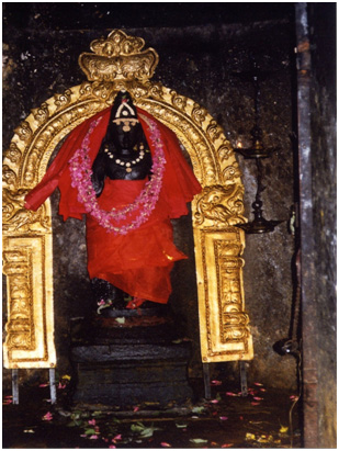 Fig. 3 - Représentation de Mars : Mangala, à Vaitheeswaran Koil près de Mayavaram.