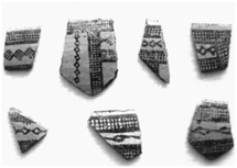 Céramique <em>White Slip Ware</em> de Marsa Matruh (photo Dr Donald  White) extrait de Karageorghis V. « Le commerce chypriote avec l’Occident au Bronze Récent : Quelques nouvelles découvertes », <em>CRAI n°137</em>, 1993,  p. 579, fig. 2