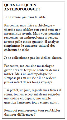 Culture et diversité, Initiation à l'anthropologie - Introduction