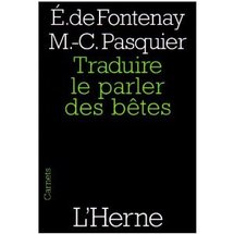 Commander <em>Traduire le parler des bêtes</em> Commander <em>Traduire le parler des bêtes</em>