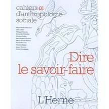Commander <em>Dire le savoir-faire, Cahiers d'anthropologie sociale n°1</em>