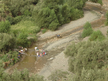 La rivière enceinte