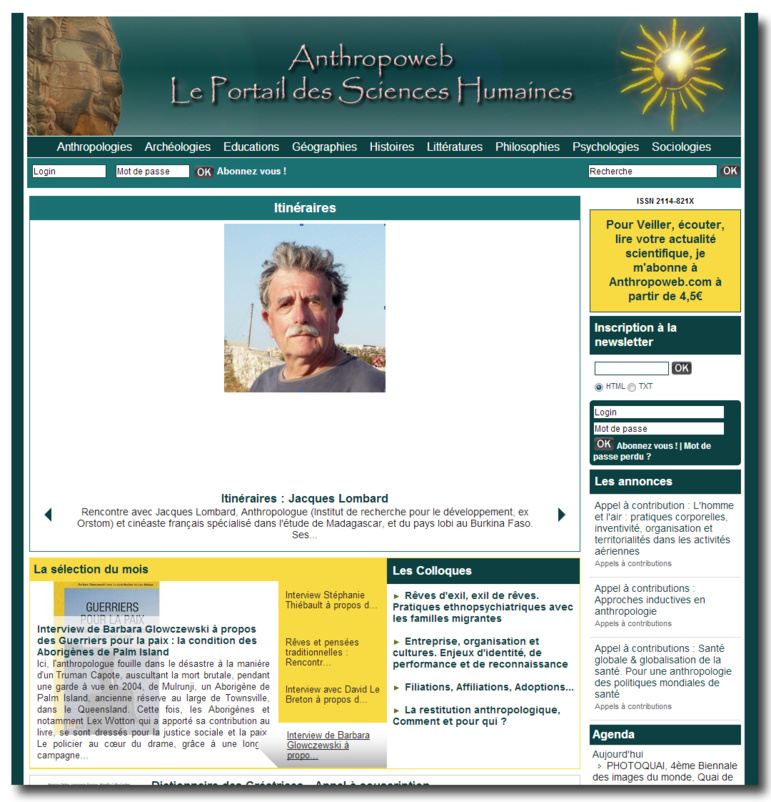 La version 2 d'Anthropoweb est ouverte ! La version 2 d'Anthropoweb est ouverte !