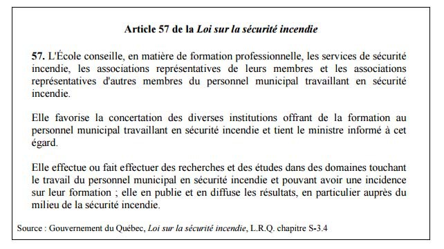 Rapport de recherches : Portrait sociologique de la profession des pompiers du Québec Rapport de recherches : Portrait sociologique de la profession des pompiers du Québec