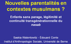 Nouvelles parentalités en contextes musulmans ? Enfants sans parage, légitimité et continuité transgénérationnelle du nasab