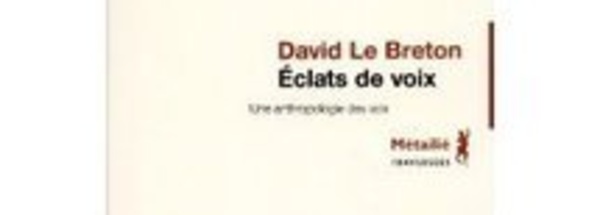 Interview avec David Le Breton à propos de "Éclats de voix : une anthropologie des voix"